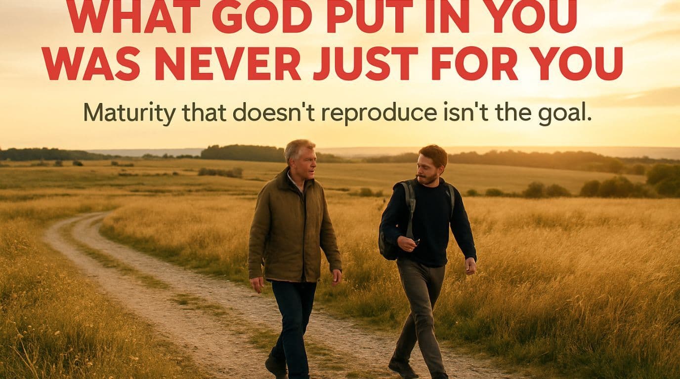 Discipleship as Multiplication: What God Put in You Was Never Just for You