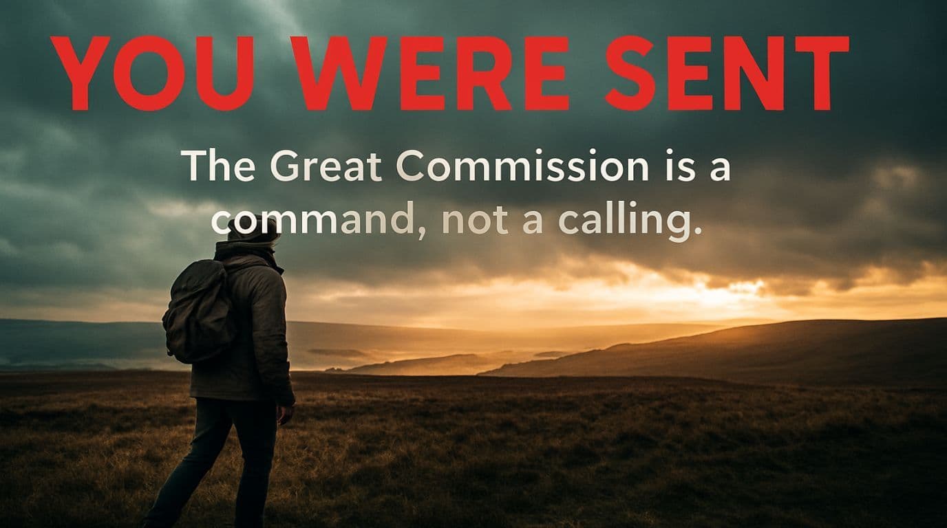 You Were Saved to Go, Not to Sit