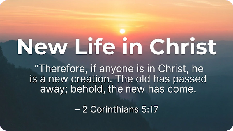 new life in christ rounded